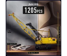 Mould King MOLD KING BLOCKS 17001 CRAWLER CRANE CRAWLER CRANE RC CRANE 1205 EL.