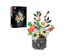 Mould King Moul King kaladėlės 24107 Daisy puokštės gėlių rinkinys