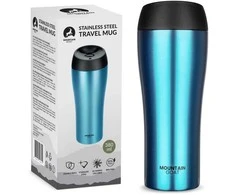 „Mountain Goat TRAVEL“ termo puodelis, 380 ml, mėlynas