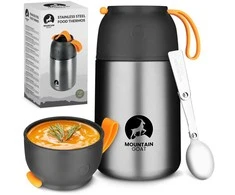 Mountain Nerūdijančio plieno pietų termosas 720 ml, sidabro spalvos