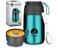 Mountain Nerūdijančio plieno pietų termosas 720 ml, mėlynas