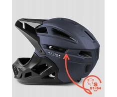 MOVINO EDGE viso veido šalmas 418g MTB paspirtukas, 51-54cm, įmontuotas