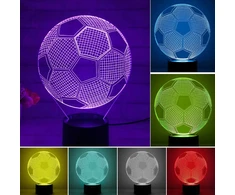 Moxomi 3d Led Futbolo Lempa Naktinė, 16 Spalvų