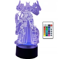 Moxomi 3d Led Lampa "optimus Prime" su 16 spalvų ir pulteliu