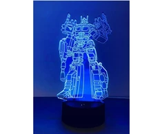 Moxomi 3d Led Lampa "optimus Prime" su 16 spalvų ir pulteliu