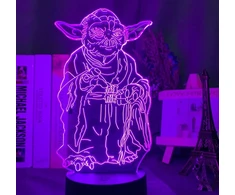 Moxomi LAMPA 3D LED USB GWIEZDNE WOJNY YODA STAR WARS NOC