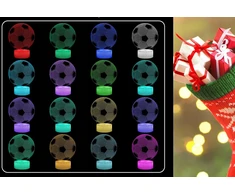 Moxomi NAKTINIS LEMPAS 3D LED FUTBOLO LEMPAS 16 SPALVŲ + NUOTOLINIO PULTAS