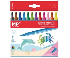MP 12 Spalvų Flomasterių Rinkinys Vaikams