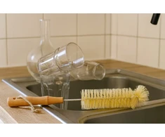 Mplco Bamboo serijos EKO šepetys, šepetys buteliams, ąsočiams plauti, 30 cm
