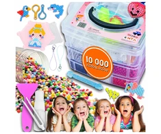 MTA VANDENS KARULLIAI XXL DĖŽUTĖS ŠABLONŲ RINKINYS MEGA 10000 MAGIC BEADS XL