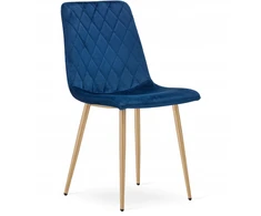 MUFART VELUR VELVET MINKŠTA KĖDĖ SVETAINEI, VALGOMAI, VELURO NAVY AMPLE