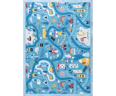 Multi Decor Dywan dziecięcy Stella Ulice 100x150cm zwierzęta miasto