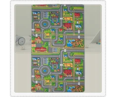 Multi Decor Vaikiškos kiliminės gatvės 150x200 miesto miestelio darželių mokyklų gatvės