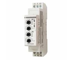 Multifunkcinė laiko relė, 10 funkcijų, 10 laiko intervalų, 1 perjungimo kontaktas, 12-240V