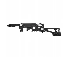 MULTITOOL KNIFE 25in1 DAUGIAFUNKCINĖ ĮRANKIŲ KIŠENĖ RAKTŲ PAKAIKLIŲ KORTELĖ