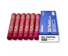 Mungyo Aliejiniai Pasteliai, 6 Spalvos, 515 Deep Madder