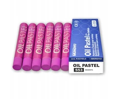 Mungyo aliejiniai pasteliai, 6 vnt., 553 magenta