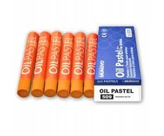 Mungyo aliejiniai pasteliai, 6 vnt., oranžinė (509)