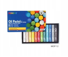 Mungyo - Mungyo aliejiniai pasteliai 12 vnt. rinkinys