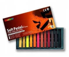 Tadeo Trading Mungyo sausieji pasteliai, 12 spalvų, sepijos atspalviai