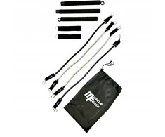 MuscleForge® prisitraukimo strypas su pasipriešinimo juostomis