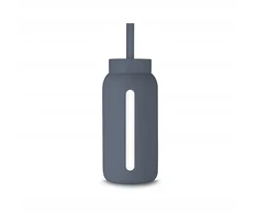 Muuki buteliuko šiaudelis 720 ml Lounge Straw + Cap Smoke Pilkas