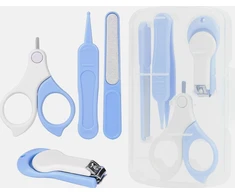 NAGAŲ PRIEŽIŪROS RINKINYS 4IN1 KŪDIKLIŲ VAIKŲ ABS PLIENINĖ HIGIENOS DĖKLĖ