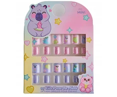 Nagų antgaliai Dirbtiniai nagai vaikams Capybara Teddy Bear Kitty 24 vnt. Primark 7L+