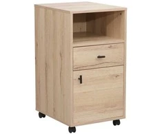 Fotelis Home4you Naktinė spintelė LESTER 40x48xH76cm Melaminas