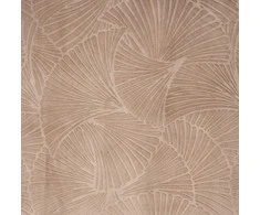 Naktinė užuolaida BILO, su žiedais, rusvos spalvos, 200 x 245 cm