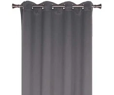 Naktinė užuolaida BLACKOUT, pilkos sp., 140 x 260 cm, 100 % poliesteris