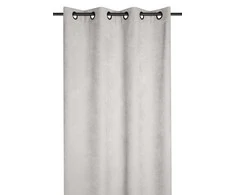 Naktinė užuolaida MANCHESTER RID POLAIRE, su žiedais, pilkos sp., 140 x 260 cm, 100 % PES