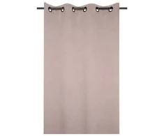 Naktinė užuolaida NOTTE Blackout, su žiedais, kreminės sp., 135 x 250 cm, 100 % PES