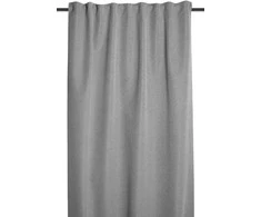 Naktinė užuolaida PORTLAND PAN RUFLETTE, su juosta, pilkos sp., 135 x 250 cm, 100 % PES