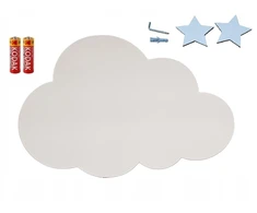 Naktinio debesies lempa COLORS, kurią galima rinktis iš LED CLOUD BATTERY baterijų