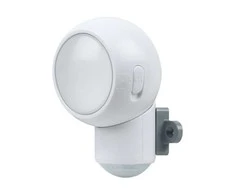 0,3W LED sieninis šviestuvas SPYLUX, baltas, 3000K, su baterija ir judesio davikliu, IP43