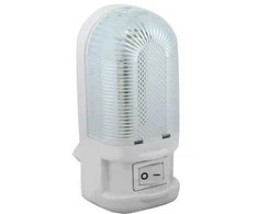 Naktinis LED šviestuvas STRUHM, IP20, 1W, 6500K, 59lm, baltos sp., 7,7 x 4,7 x 10,4 cm