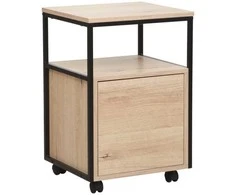 Fotelis Home4You Naktinis staliukas LESTER 40x36xH60cm Melaminas