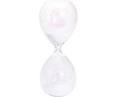 Namų dekoracija SAND TIMER, baltos sp., 8 x 20 cm
