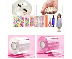 NANO JUOSTOS RINKINYS BUBULĖLIŲ PŪTIMO DIY Blow Bubble Dvipusis