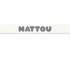 Nattou silikoniniai indai vaikams, 4in1 rinkinys su seilinuku