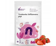 Naturalnie Zdrowe Liofilizuotos braškių kruopos vaisiai Eneczka sveiki užkandžiai vaikams 20g