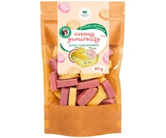 Naturalnie Zdrowi Natūraliai sveikas Gumirollsy NATURAL FRUIT tirpios gumos 80 g