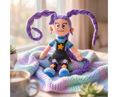 Nauja, žavinga pliušinė lėlė talismanas iš serijos „Funtime 5“ (Lily Lovebraids)
