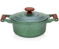 Nava Puodas granitas su dangčiu OMEGA 24 cm, 4,4 l