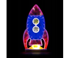 Neon LED biurkowy Rakieta DPM 11,5 x 21 cm