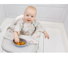 Neperšlampamas seilinukas trumpomis rankovėmis BLW Fairytale Foodies BiBADO