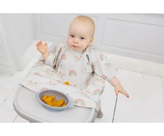 Neperšlampamas seilinukas trumpomis rankovėmis BLW Fairytale Foodies BiBADO