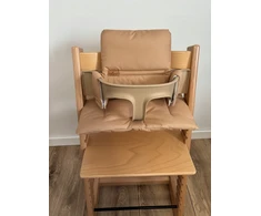 Neperšlampamos pagalvėlės Stokke Tripp Trapp kėdei 2in1, karamelės spalvos