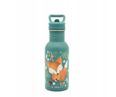 Gertuvė Nerūdijančio plieno butelis - Sassi Junior - Crunchy lapė - 500 ml - Daugiaspalvis - Izoterminė
